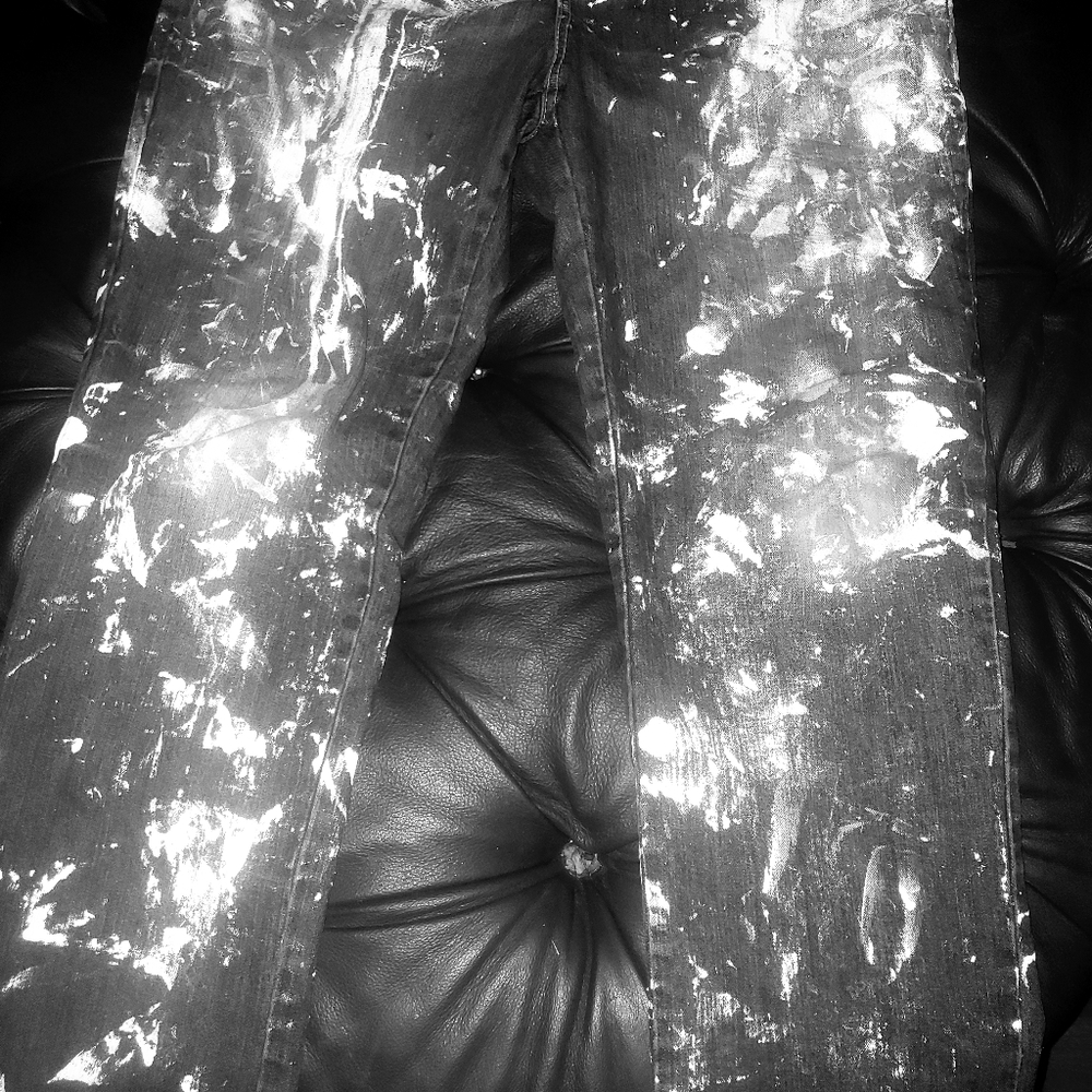 My HANDMADE OWN DESIGN JEANS SPLASH SASH FOR ALL
